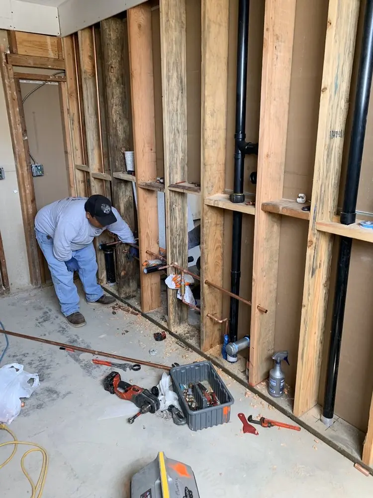Commercial rough-in plumbing for Gas Line Repair in Wine Bel Valley